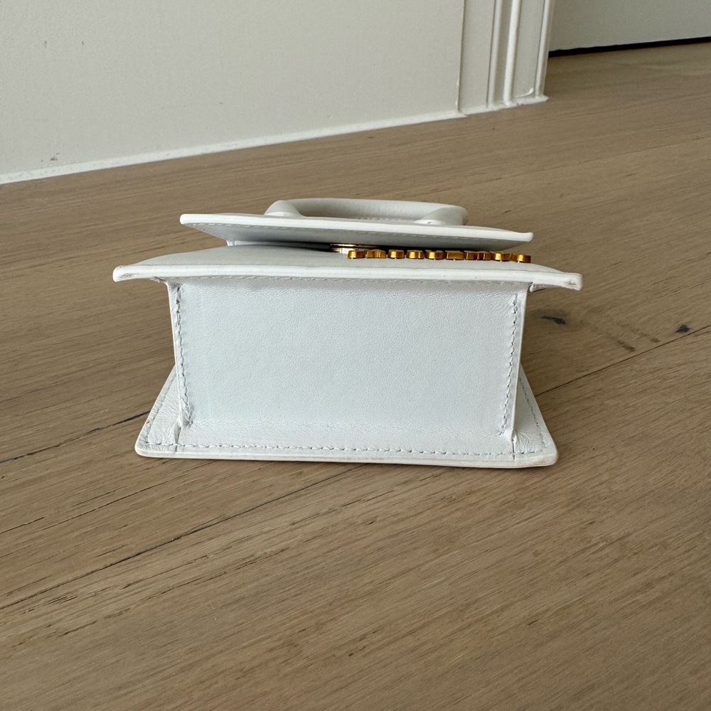 Pristine ⭐️ JACQUEMUS Le Chiquito Mini Crossbody White Leather Bag - Picture 7 of 16